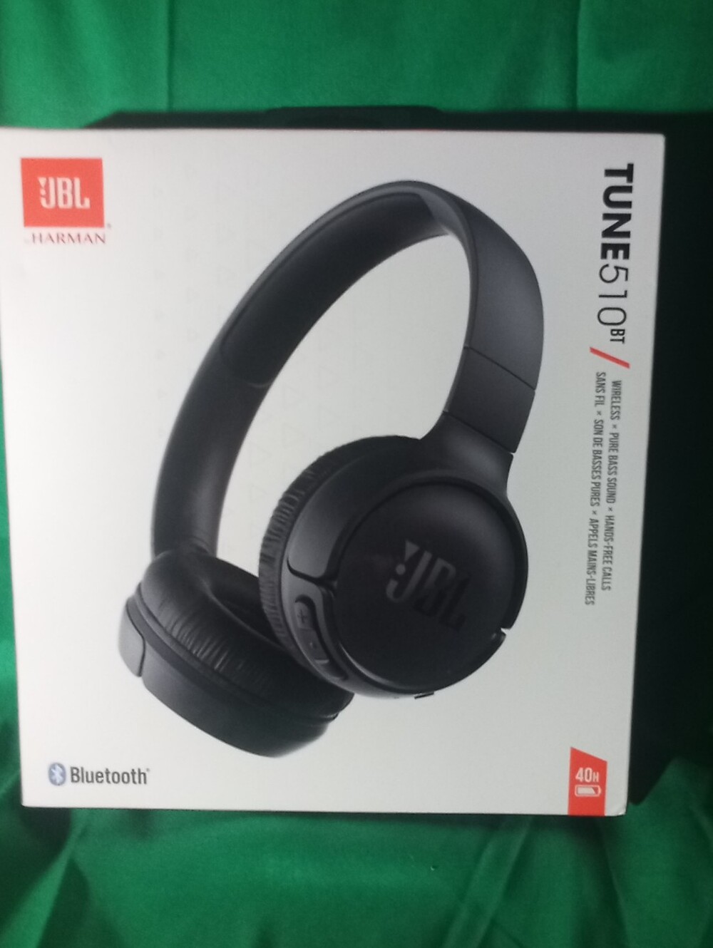 JBL Tune 510BT Wireless Headphones - Black